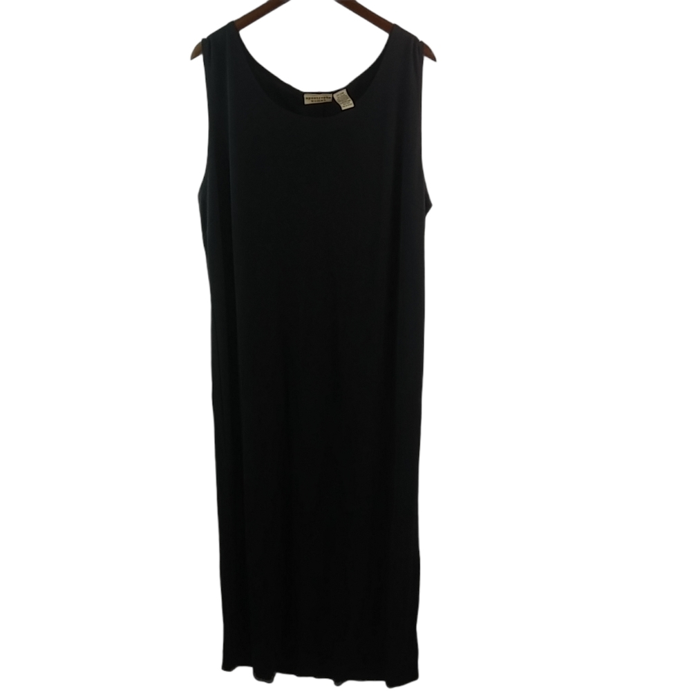Apostrophe 24 26 Black Plain Straight Dress Plus Funeral